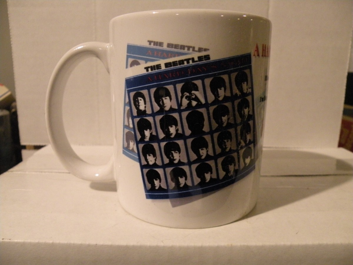 THE BEATLES A HARD DAYS NIGHT ALBUM COVER 11OZ COFFEE MUG NIB