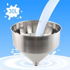 30L Hopper For Liquid  Paste Filling Funnel Filler Machine 304 Stainless Steel
