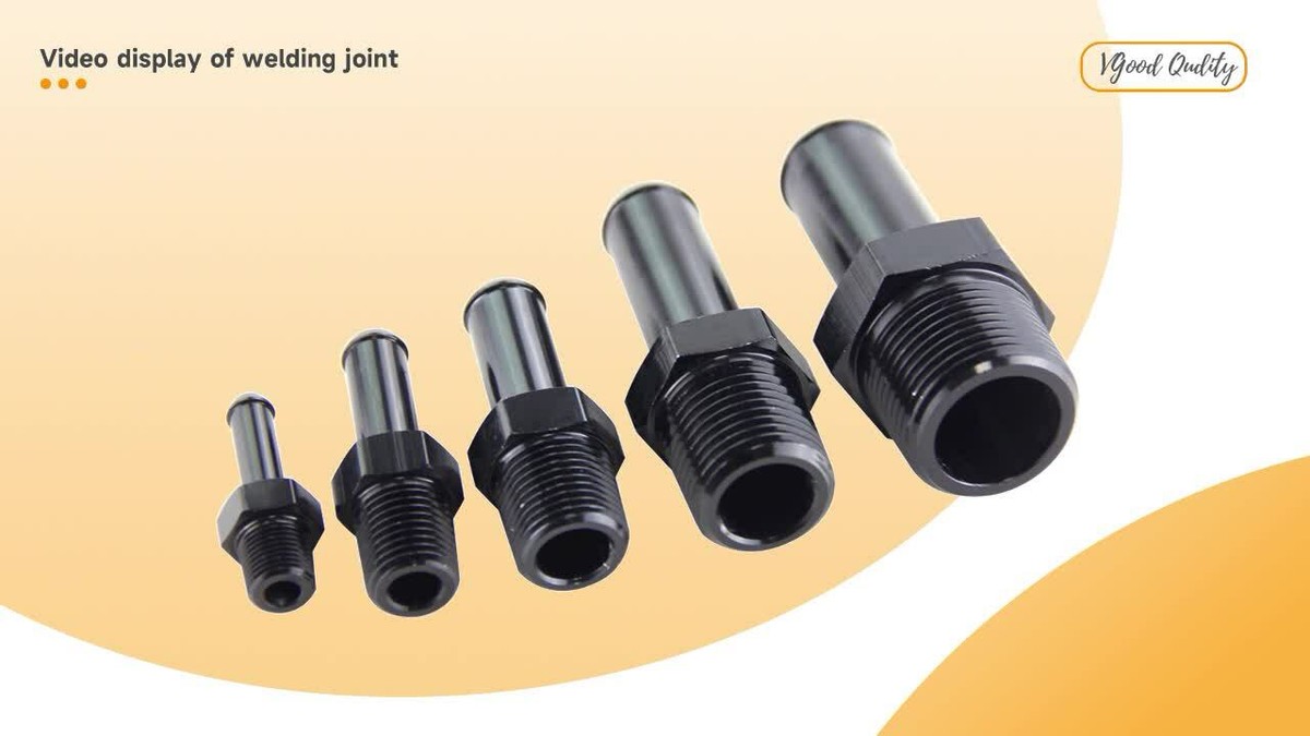 2Pcs 6AN maschio Flare a 5/16 adattatore per raccordi per tubi