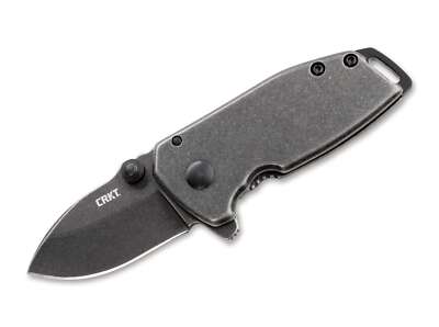 CRKT Squid Compact Taschenmesser 8Cr13MoV Metallgriff Edelstahl-Frame Lock 2485K