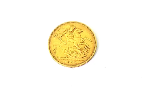 1892 Victoria Gold Sovereign — photo from the most recent tracked eBay sale