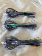 High Percentage Salmon Trolling Flies  Old School Series Pack Of 3-4" Rigged