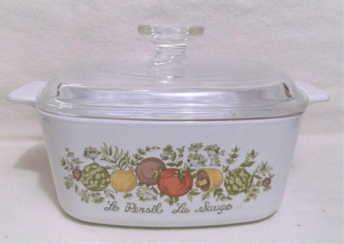 Corning Ware Spice Of Life Range/Oven/Micro 1/2 Quart Casserole
