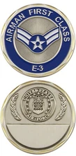 U.S. Air Force / Airman First Class E-3 - Challenge Coin 2996