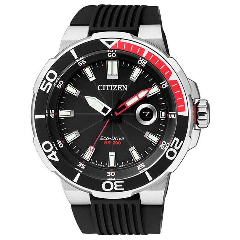 Citizen Men's EcoDrive Sport Luxury Endeavor 3Hand Date Stainless