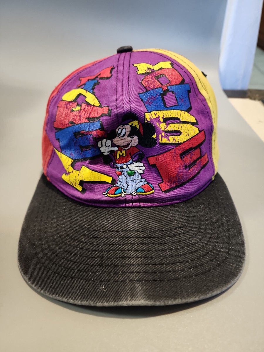 Disney Vintage Style Mickey Mouse Unlimited Purple Red Yellow