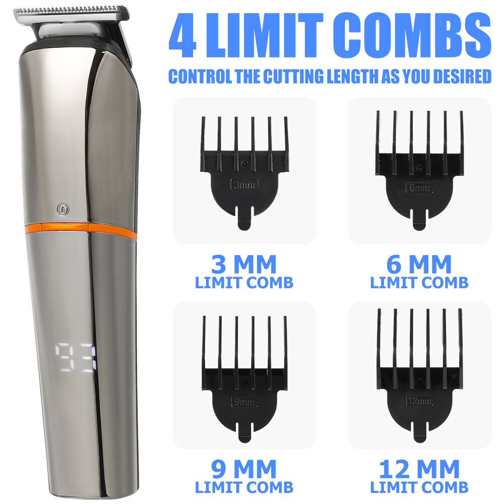 6 IN 1 Professional Hair Clippers Cordless Beard Trimmer Hair Trimmer Clippers eBay