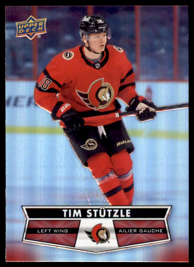 2021-22 Upper Deck Tim Hortons Tim Stutzle #18