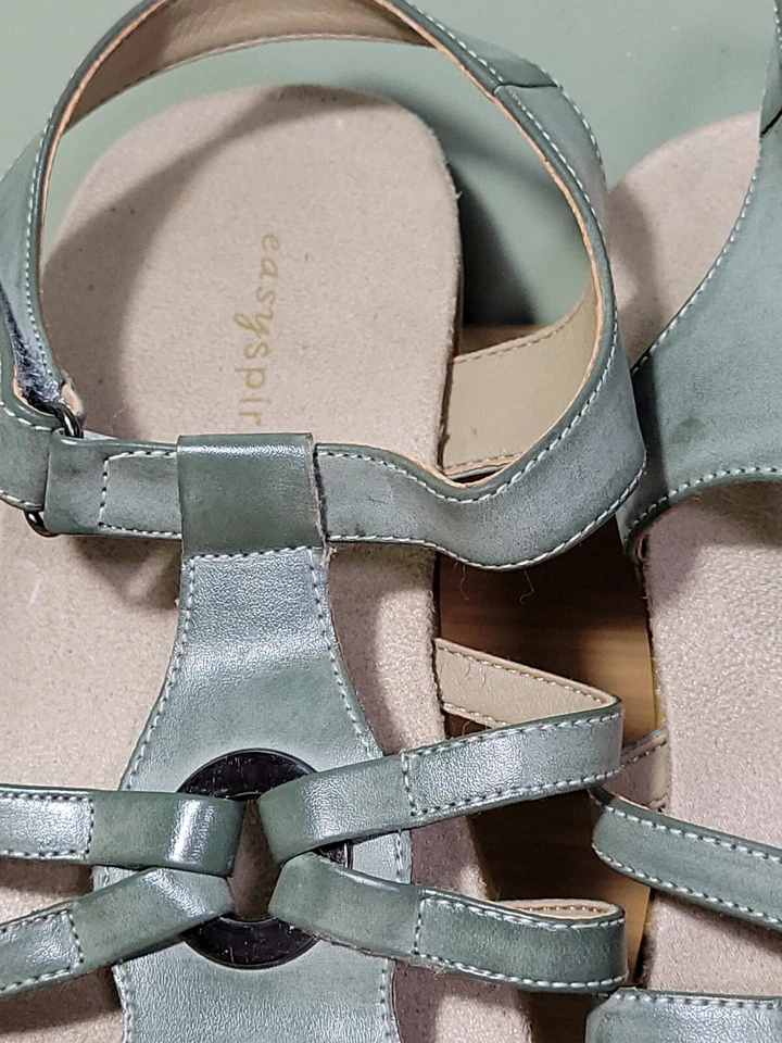 Sandalias de cuero para mujer Easy Spirit ESHAZELLE 9W Foto 3 de 4