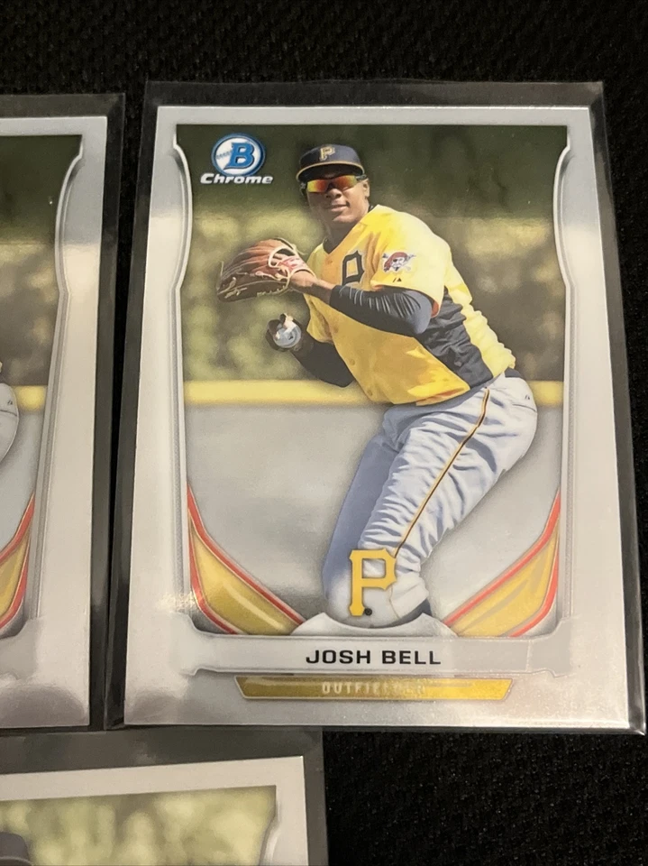2014 Bowman Chrome Draft Josh Bell Cards Lot Nationals TP-16 CTP-16 - Image 4 of 4