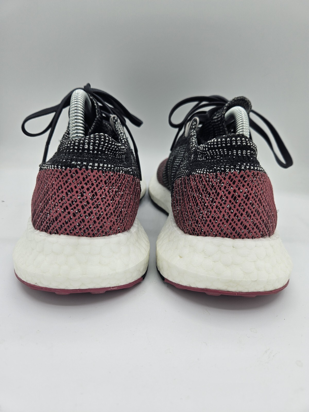 Adidas Womens PureBoost GO B75667 Carbon Maroon Running Shoes Lace Up Size 10 image 7