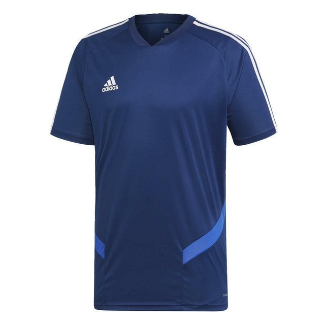 Adidas Football Soccer Mens Training Short Sleeve SS Jersey Shirt Top V