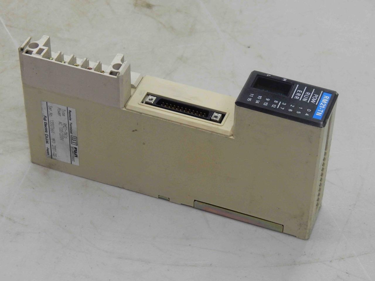 #646 Fuji Electric RM21-TN16 100/200Vac Remote Terminal | eBay