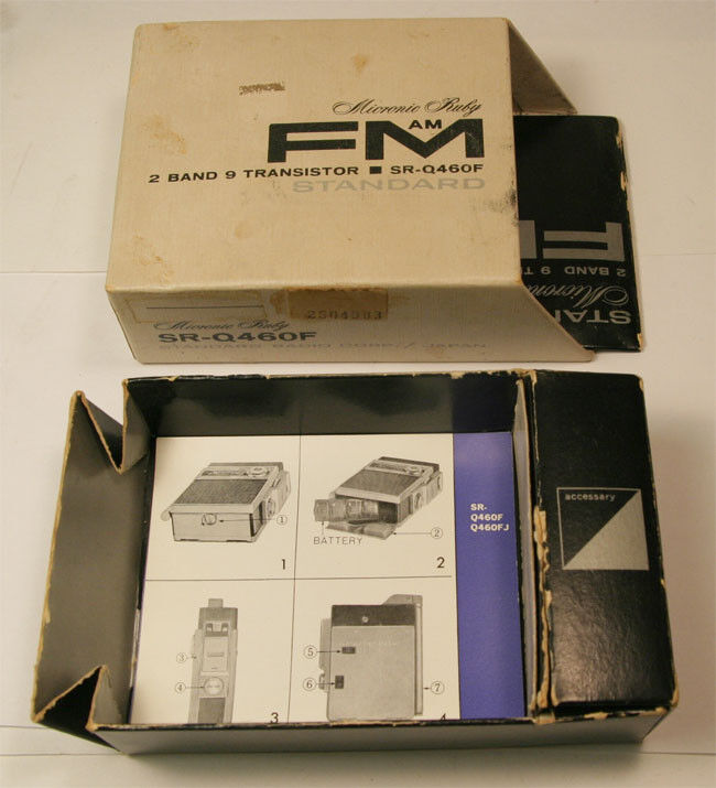 STANDARD SR-Q460F Micronic Ruby AM/FM Tr Radio Super Clean STANDARD SR-Q460F Micronic Ruby AM/FM Tr Radio Super Clean
