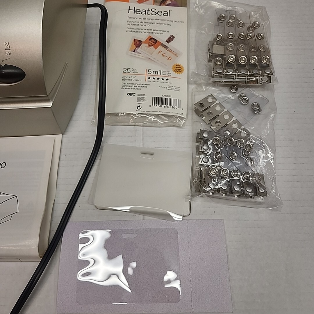 Photo d'identité GBC Heat Seal H100 4" Stratificateur chaud ou froid