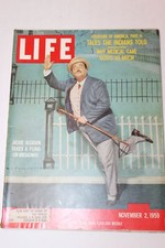Vintage November 2, 1959 Life Magazine - Jackie Gleason on Cover VINTAGE