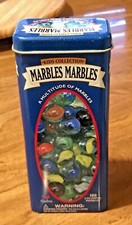 Marbles 100 Colorful Marbles in Tin Box 2001 Ages 6 Collection Cardinal Kids