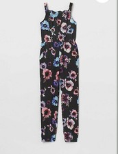 H M Jumpsuit Romper Floral for Girl Size 9-10Y EXCELLENT CONDITION