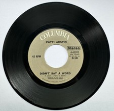 Northern Soul R&B, Patti Austin, Didn't Say A Word, Columbia  USA Issue