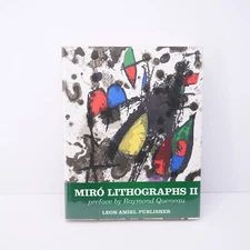 Joan Miro Lithographs Volume 2 Book Art w/ Original Lithos & Dust Jacket Litho 2