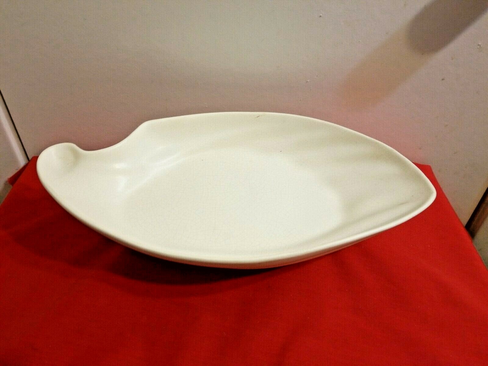 Terrace Ceramics Leaf 6229 USA 1950's Ivory Bowl eBay