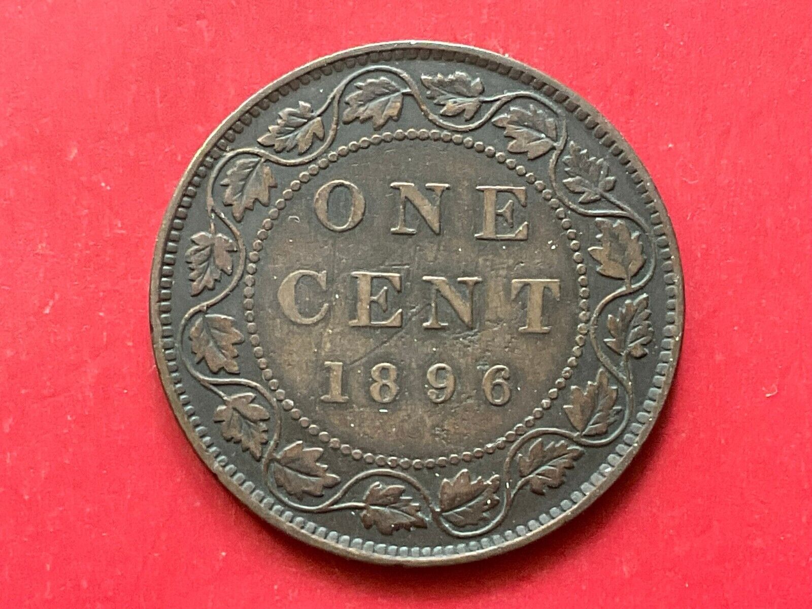 1896 Canada Large cent 1¢ Queen Victoria