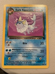Pokemon Dark Vaporeon 45 82 Team Rocket Near Mint Ebay