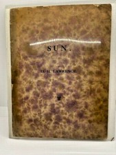 D.H. LAWRENCE  MOST LIMITED EDITION SUN BY ARCHER PRESS 1926