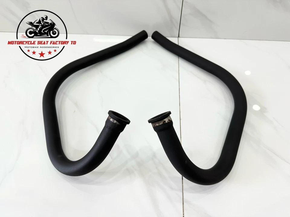 Tubo silenciador escape alta calidad acero Honda SL 350 1970 a 1973 SL350 K1 K2. Foto 4 de 4