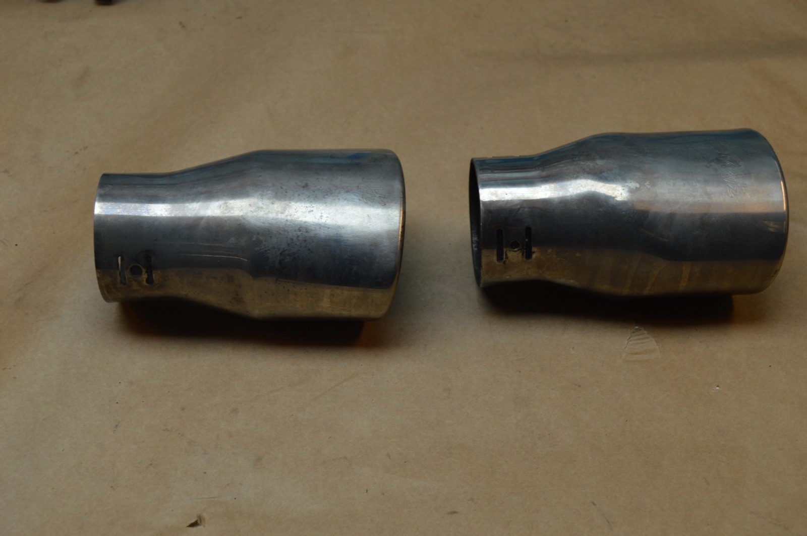 05-09 BENTLEY ARNAGE T EXHAUST MUFFLER TIP TIPS PAIR CHROME 3A RACING 
