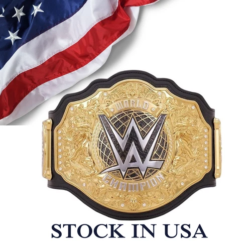 wwe World Heavyweight Championship Belt Replica Title Wrestling Adult Size belt