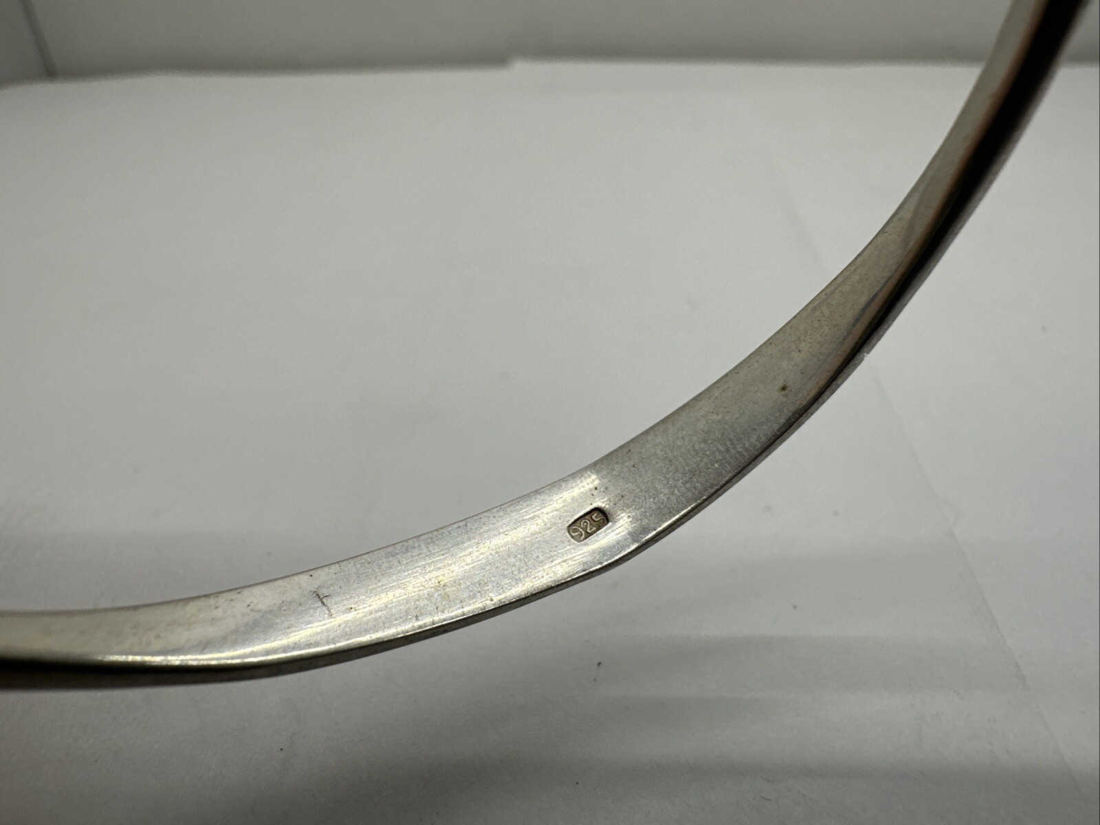 Solid 925 Sterling Silver Infinity Hook Clasp Fla… - image 5