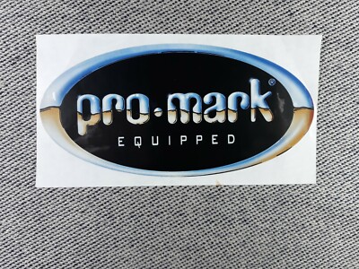 Vintage Pro-Mark Drumming Decal/Sticker 'pro-mark equipped' unused