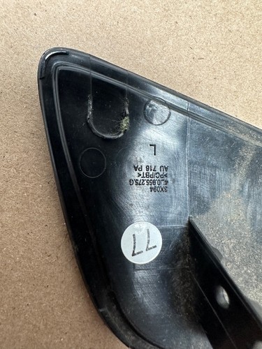 2011-2015 AUDI Q7 FRONT BUMPER LEFT WASHER NOZZLE COVER CAP 4L0955275G OEM - Picture 5 of 6
