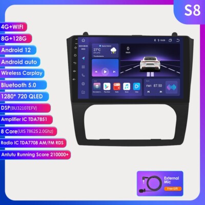 9''Car Radio GPS Android Auto 8+128G For Nissan Altima Teana 2008-2012 BT5.0 RDS