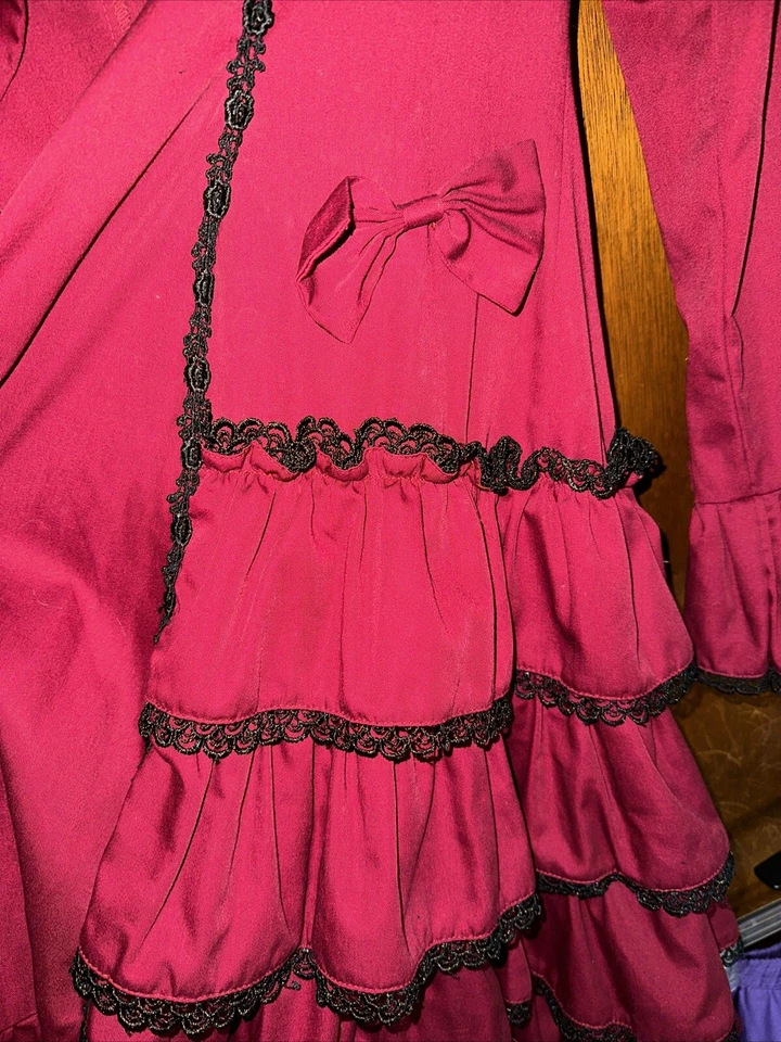 Chaqueta para mujer Victorian Choice roja L Steampunk gótica volantes y lazos Foto 4 de 4