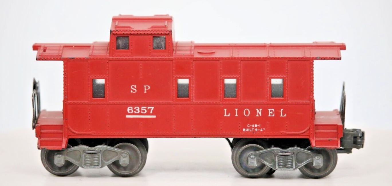 Lionel 6357 SP O27 Scale Caboose with Working Lights