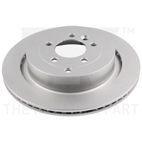 2X Bremsscheiben Hinten Ø350 Mm BelüFtet Beschichtet FüR Land Rover Discovery