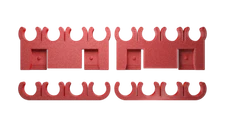 Ford Valve Cover Mounted 9mm Red Spark Plug Wire Separator Kit 1965-77 Ford