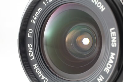 Almost MINT] Canon New FD NFD 24mm f2.8 MF Wide Angle Lens