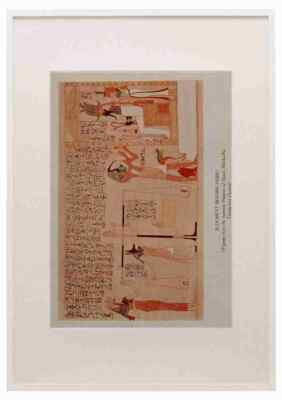 Ancient Art in Egypt 1912 Judgement before Osiris A3 A4 Framed Print Picture