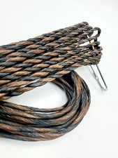 Longbow Flemish Archery Bowstring - FF - Traditional Bowstrings Black and Brown