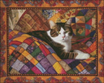 Patterned Quilt - Counted Cross Stitch Kits Needlework Embroidery DIY