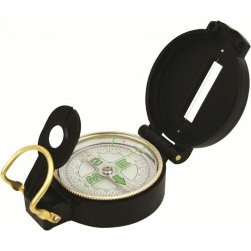 Highlander Lensatic Compass walking Hiking Orienteering Survival COM028
