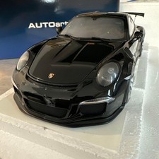 Autoart 1/18 Porsche 911 GT3 RS Black Diecast Model Car Rare