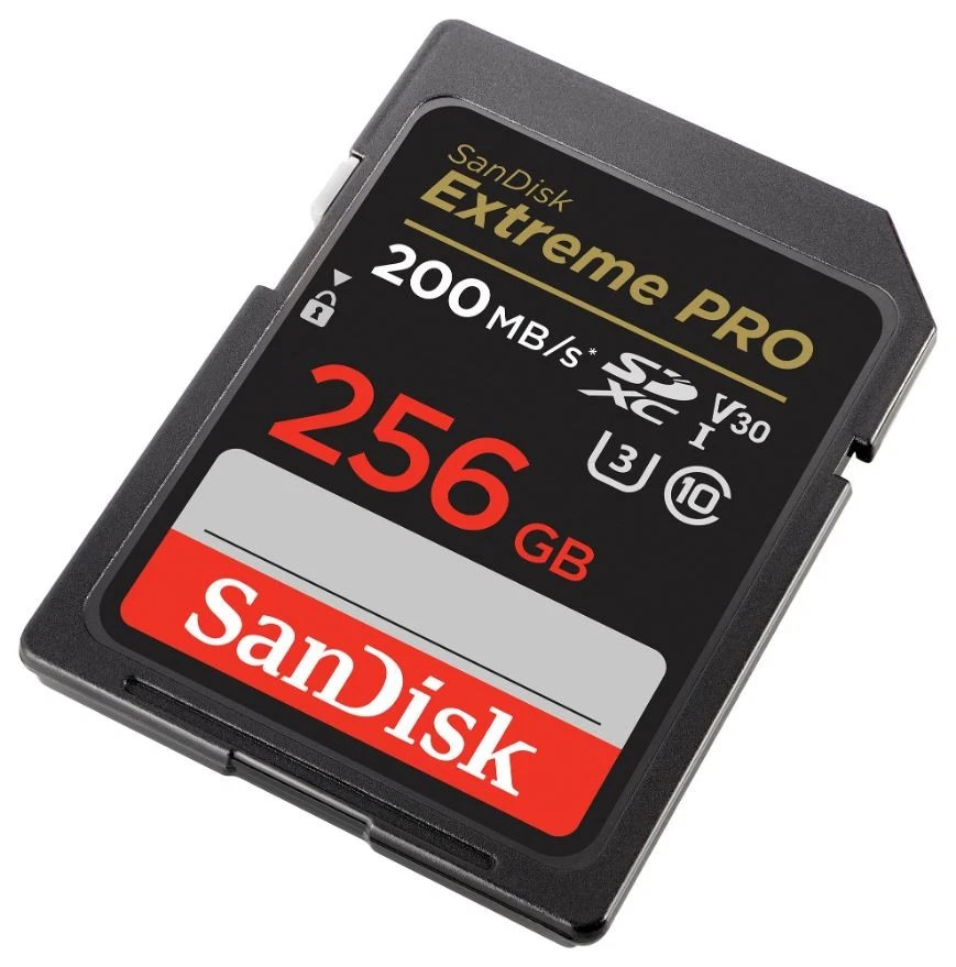 SANDISK - Extreme PRO SDXC Card UHS-I U3 Video Kelas 30, 256GB sehingga 200MB/s - Image 2 of 3