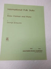 George Schwartz International Folk Suite for Bass Clarinet & Piano Sheet Music