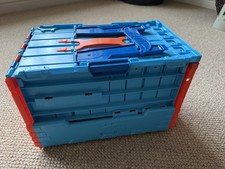 Hot Wheels 3 In 1 Track Builder System Race Crate Playset. Complete, No Cars.