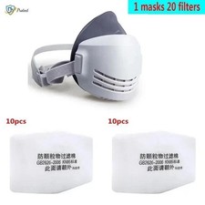 20Pcs Filter Dust Mask Respirator Half Face Dust Mask anti Industrial Building