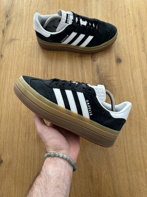 Adidas Gazelle Bold Schwarz Weiß Gr. 40 2/3#142 Unisex